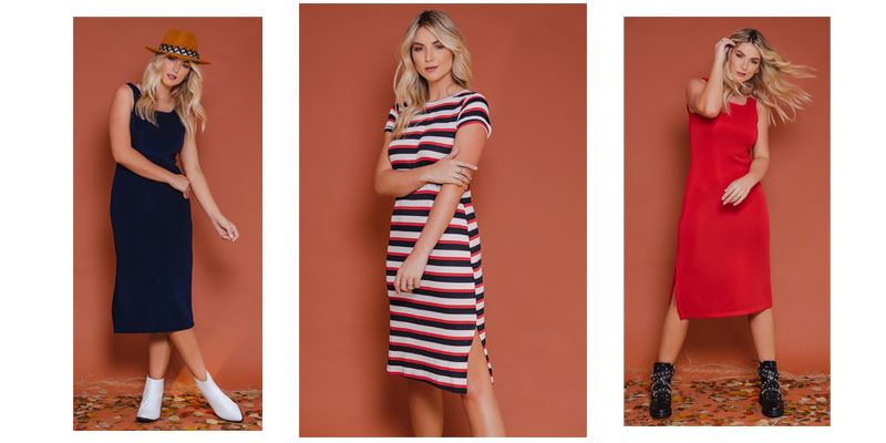 vestido midi
